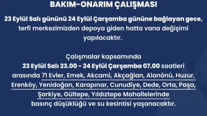 Dikkat Susuz Kalmayın Eskişehir'in O Mahallelerinde Sular Kesilecek