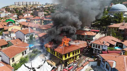 Tarihi Odunpazarı Evleri'nde Korkutan Yangın