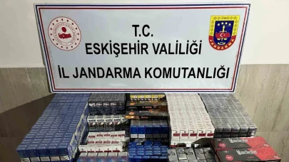 Eskişehir’de Jandarmadan Kaçak Sigara Operasyonu