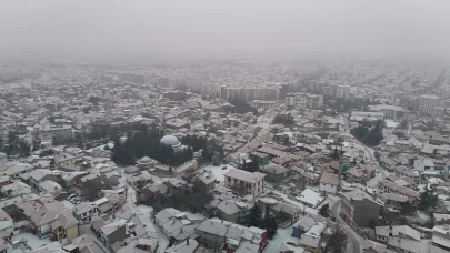 Eskişehir’de Kar Büyüsü, Odunpazarı Kartpostallık Görüntülerle Kaplandı