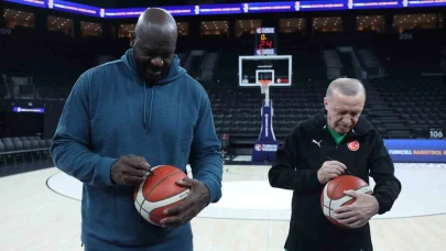 Erdoğan ile NBA Efsanesi O’Neal İstanbul’da Bir Araya Geldi