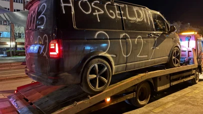 Polis ‘Hoşgeldin 2027’ Yazılı Minibüse İşlem yaptı