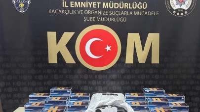 Bilecik Osmaneli’nde kaçak makaron operasyonu