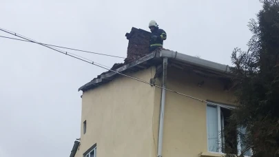 Bilecik’te Baca Yangını Paniğe Neden Oldu