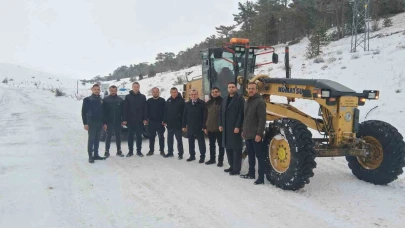 Bozüyük’te Karla Mücadele Çalışmaları Yerinde İncelendi