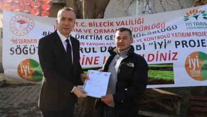 Bilecik Söğüt’te Pestisitsiz Marul Üretimi Sertifika Aldı