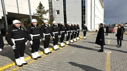 Vali Hüseyin Aksoy’dan Emniyet Müdürlüğüne Veda Ziyareti