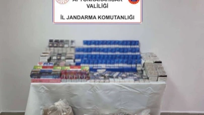 Jandarmadan kaçak makaron operasyonu