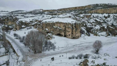 3 Bin Yıllık Frig Vadisi Karlar Altında Kartpostallık Görüntüler Sundu