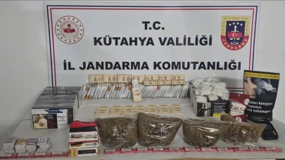 Kütahya’da Jandarmadan Kaçak Tütün Operasyonu