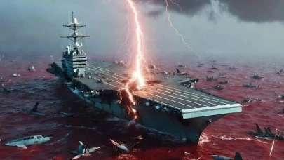 İran Devrim Muhafızları’ndan ABD Uçak Gemisini Hedef Alan Paylaşım