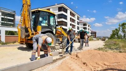 Tepebaşı’nda üstyapı çalışmalarına hızlı bir şekilde devam ediyor