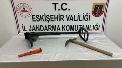 Kaçak kazıya Suçüstü 4 kişi yakalandı