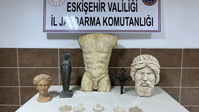 Eskişehir&#8217;de Tarihi Eser Kaçakçısı Yakalandı