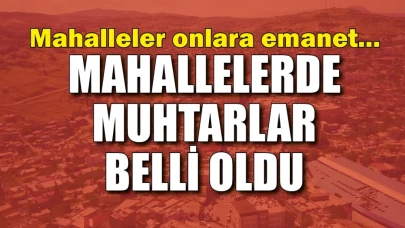 Tepebaşı ve Odunpazarı&#8217;nda Muhtarlar Belli Oldu