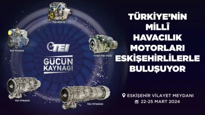 TEI Havacılık Motorlarını Sergileyecek