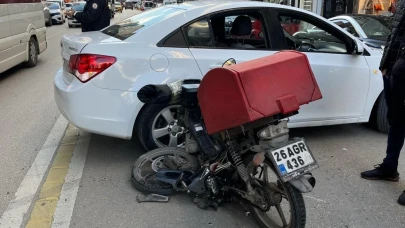 Eskişehir&#8217;de Motosiklet Hurdaya Döndü