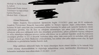 Eskişehir&#8217;li Genç 21 Yaşında Kendini asarak intihar etti.