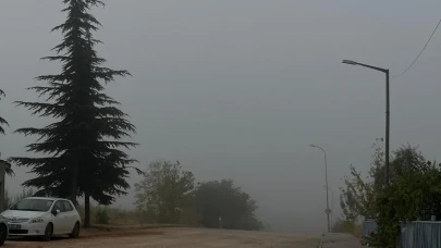 Eskişehir&#8217;de Sis ve Soğuk Hava Hakim