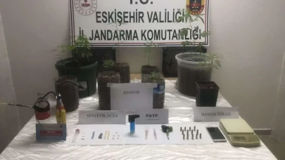 Eskişehir&#8217;de Uyuşturucu Üreticisi ve Satıcısına Operasyon