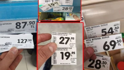 Zincir Marketlerde Çalışanlardan Etiket Değiştirme Mesaisi!