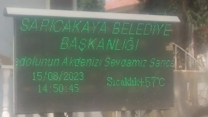 Eskişehir&#8217;de Bir İlçede Sıcaklık 57 Dereceyi Buldu!