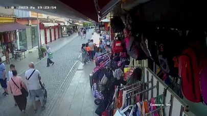 Eskişehir&#8217;de Valiz Hırsızlığı Güvenlik Kameralarına Yansıdı!