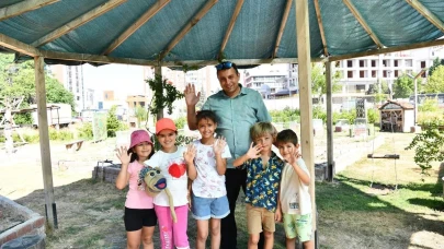 Eskişehir&#8217;de Ekoloji Okulunda Çocuklar Eğleniyor