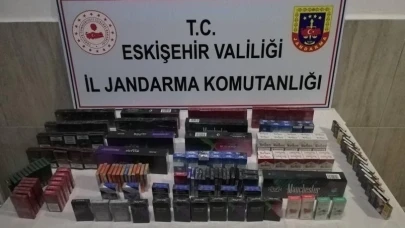Eskişehir&#8217;de 21 Bin TL Değerinde Kaçak Sigara Ele Geçirildi