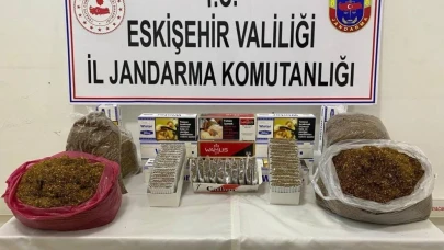 Eskişehir&#8217;de Jandarmadan Kaçak Tütün Operasyonu
