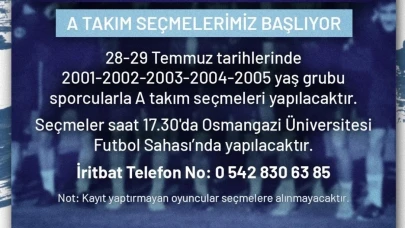 Eskişehir&#8217;de Anadolu Üniversitesi’nde Seçmeler Başlıyor