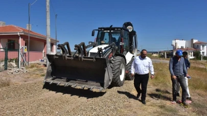 İnönü Belediyesi Yol Yapmaya Devam Ediyor
