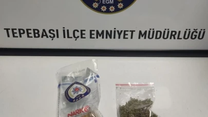 Eskişehir&#8217;de Şüpheli Şahsın Üstünde Uyuşturucu Bulundu