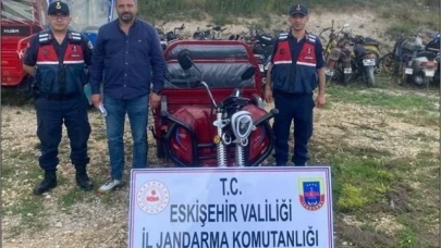 Eskişehir&#8217;de Çalınan Motosiklet Sahibine Ulaştırıldı