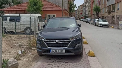 Eskişehir&#8217;de Kaldırımlarda Araç Sorunu!