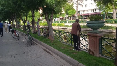 Eskişehir&#8217;de Emekli Aktivitesi Balık Tutma Keyfi