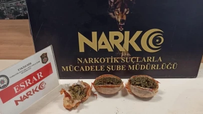 Eskişehir&#8217;de Salça Bidonuna Saklanan 412 Gram Esrar