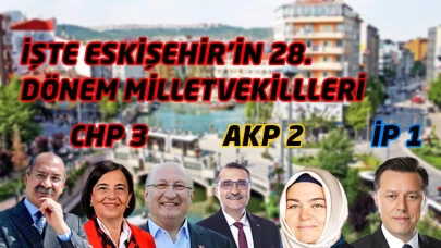 28. Dönem Eskişehir Millet Vekilleri Belli Oldu