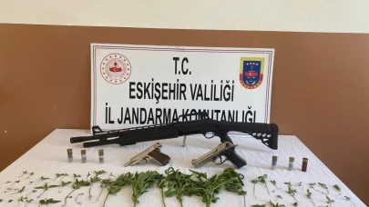 Eskişehir&#8217;de Yasa Dışı Esrar Yetiştiren Şahıs Bulundu