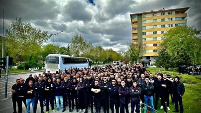 300 Eskişehirspor Taraftarı Yola Çıktı