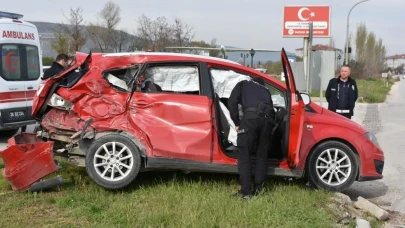 Eskişehir İnönü’de Trafik Kazası Meydana Geldi