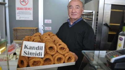 Eskişehir&#8217;de Kandil Simitleri Tezgahlara Çıktı