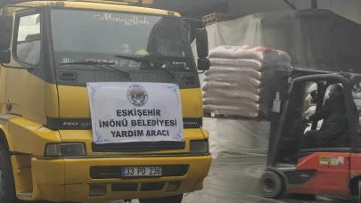 Eskişehir İnönü Belediyesi’nden Kahramanmaraş&#8217;a Yardım