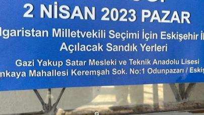 Eskişehir&#8217;de Bulgaristan Seçimleri için ‘Sandığa Gidin’ Çağrısı