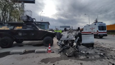 Eskişehir-Ankara Karayolunda Trafik Kazası