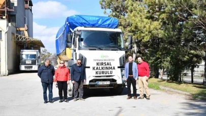 16 Ton Yem Hatay&#8217;a Gönderildi