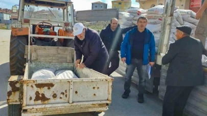 İnönü’de 130 çiftçiye yüzde 50 hibeli nohut tohum desteği