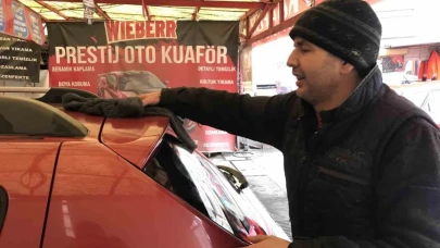 Havalar soğuyunca oto yıkama işleri bıçak gibi kesildi