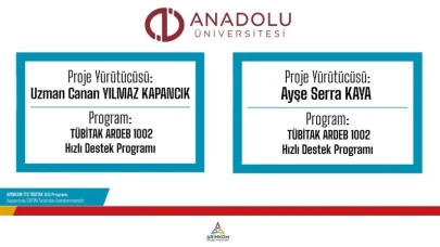 Anadolu Üniversitesi projelerine TÜBİTAK’tan destek