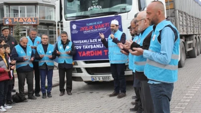 Tavşanlı’dan Kahramanmaraş’a 26 ton kuru bakliyat